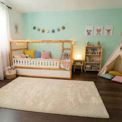 IKEA KURA Bed Lower Fall Protection VELO 165 in Wood and MDF