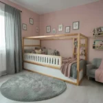 IKEA KURA Bed Lower Fall Protection VELO 165 in Wood and MDF