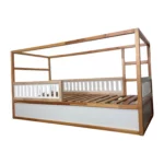 IKEA KURA Bed Lower Fall Protection VELO TRE 165×90×90 in Wood and MDF