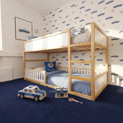 IKEA KURA Bed Lower Fall Protection VELO TRE 200×90×90 in Wood and MDF