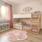 IKEA KURA Bed Lower Fall Protection VELO TRE 200×90×90 in Wood and MDF