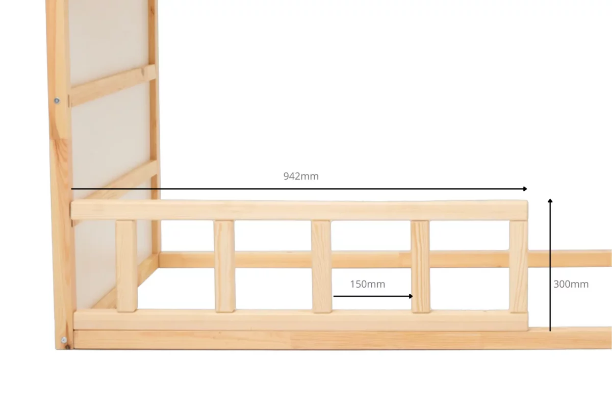 IKEA KURA Bed Lower Safety Barriers NIVO TRE 200×90×90- scheme