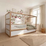 IKEA KURA Bed Lower Safety Rail VELO 90 in Wood and MDF