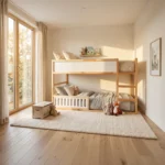 IKEA KURA Bed Lower Safety Rail VELO 90 in Wood and MDF