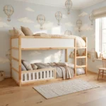 IKEA KURA Bed Lower Safety Rail VELO 90 in Wood and MDF