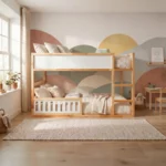 IKEA KURA Bed Lower Safety Rail VELO 90 in Wood and MDF
