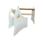 IKEA KURA Bed Montessori Table and Chair RAKIETA White