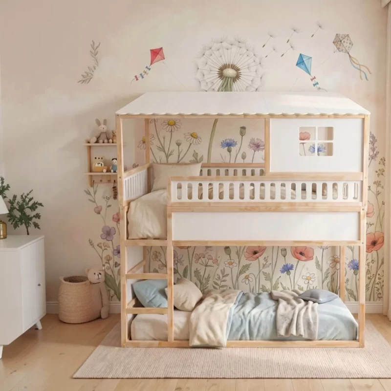 IKEA KURA House Bed with One Window Little Mountain Plus