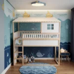 IKEA KURA House Bed with One Window Little Mountain Plus