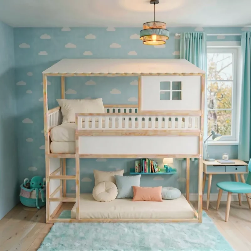 IKEA KURA House Bed with One Window Little Mountain Plus