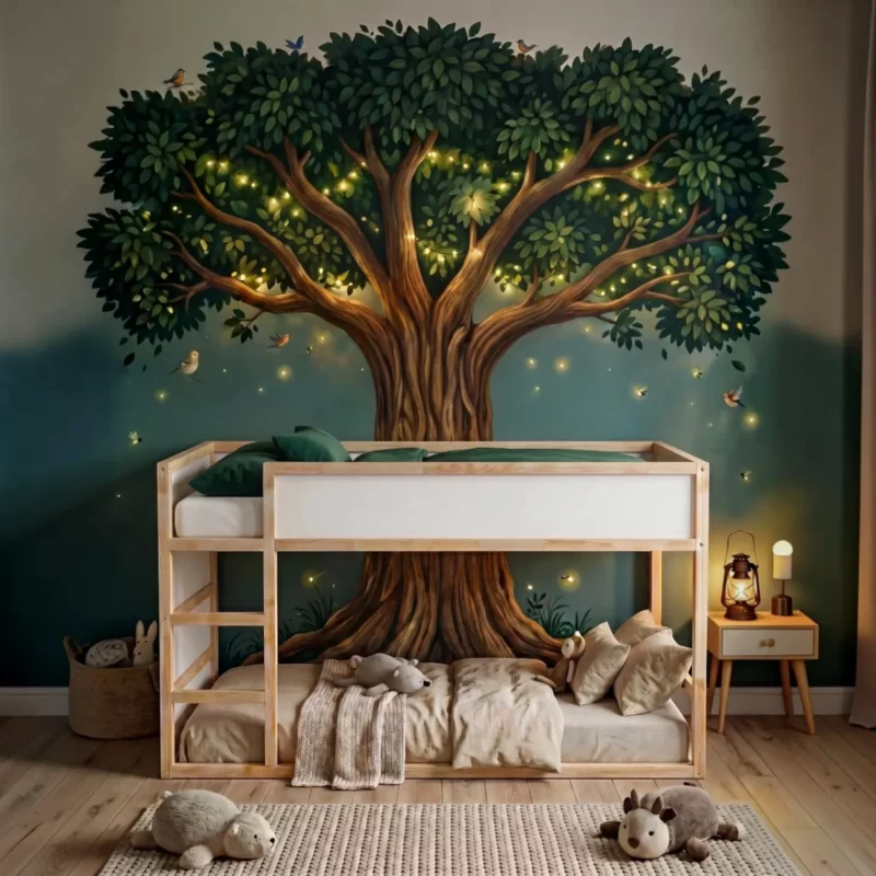 IKEA KURA House Bed with One Window Little Mountain Plus - before