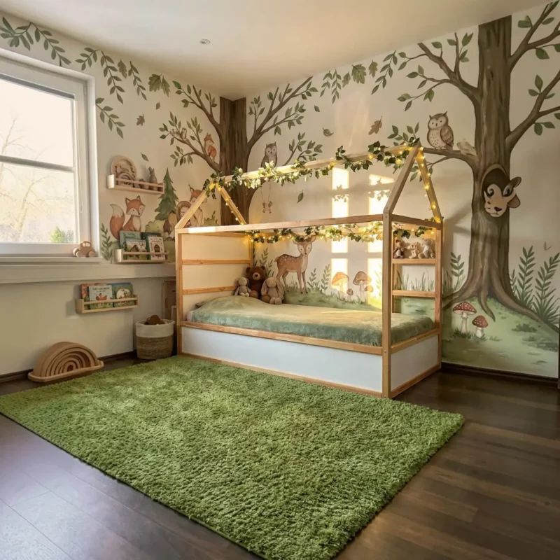 IKEA KURA Bed House Roof Children’s Bed Meadow Standard