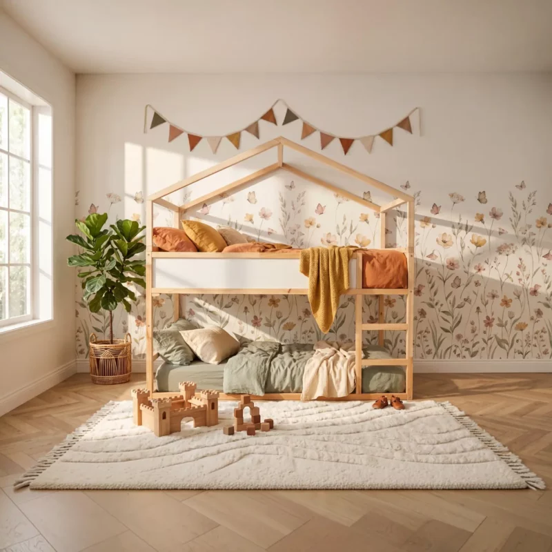 IKEA KURA Bed House Roof Scandinavian Cliff Plus