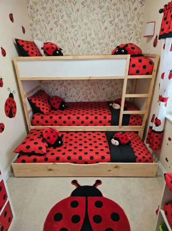 IKEA KURA Bed 2-in-1 Sleeping Drawer 90×180 NestUp Sleep Natural Wood