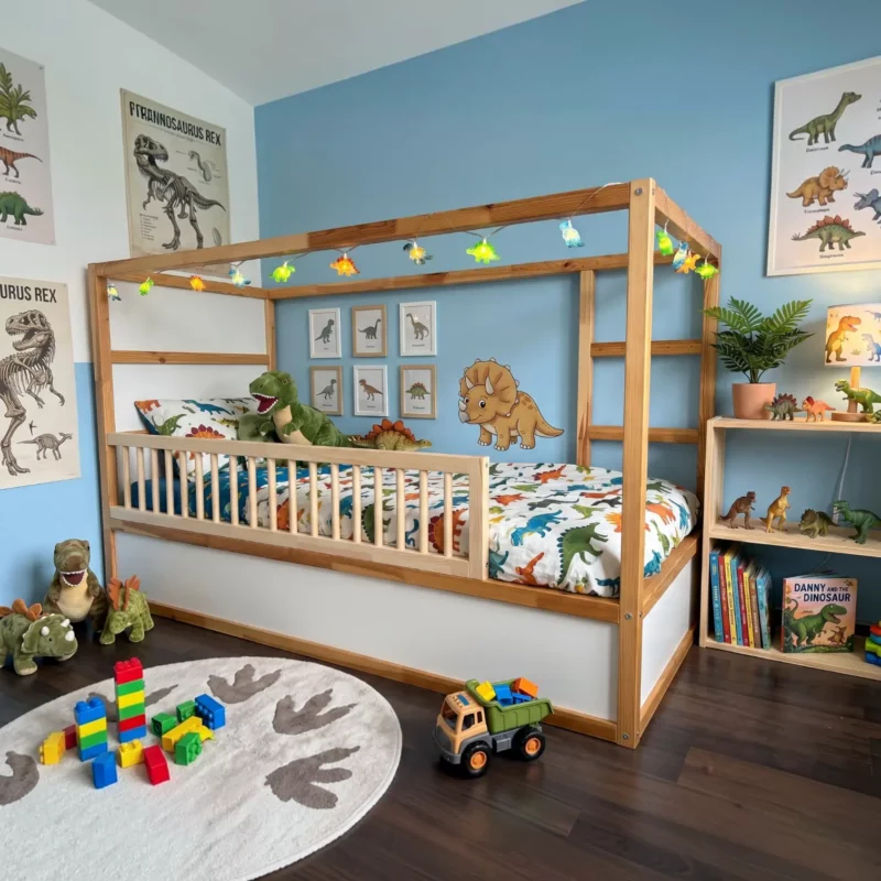 IKEA KURA Bed Safety Rail with Round Spindles ROLO 165
