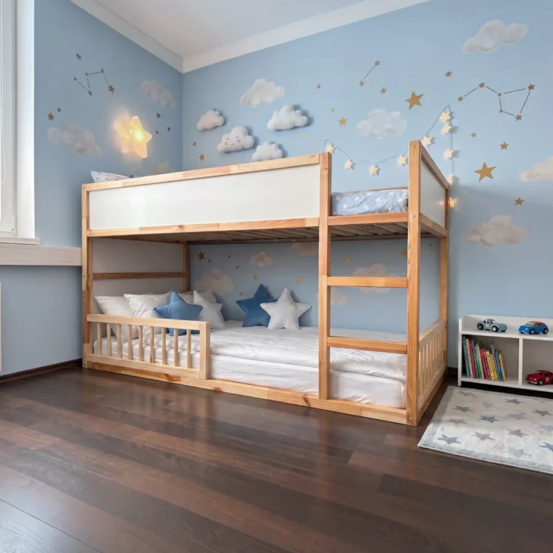 IKEA KURA Bed Safety Rails with Round Spindles ROLO DUO 90×90