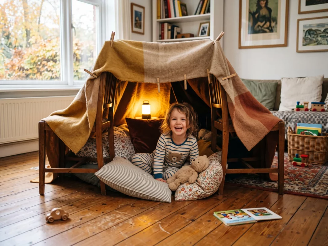 Pourquoi les enfants construisent-ils des cabanes ?
