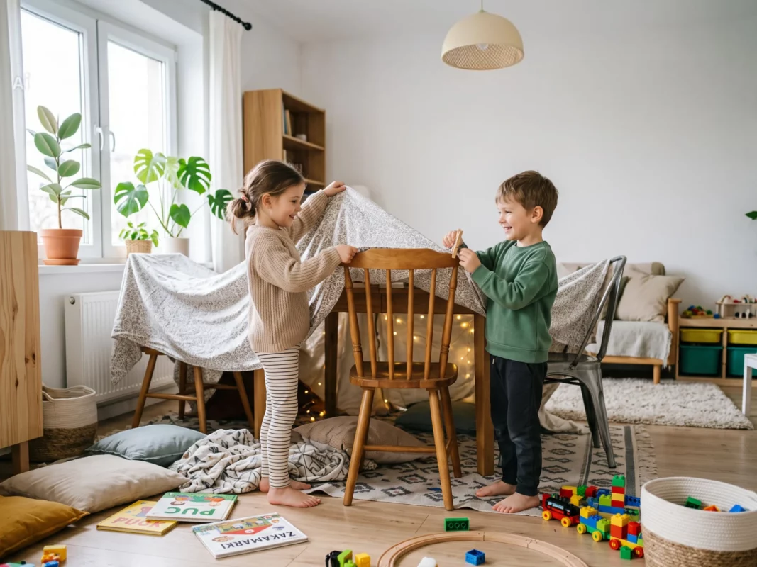 Qu’apprend un enfant en construisant des cabanes ?
