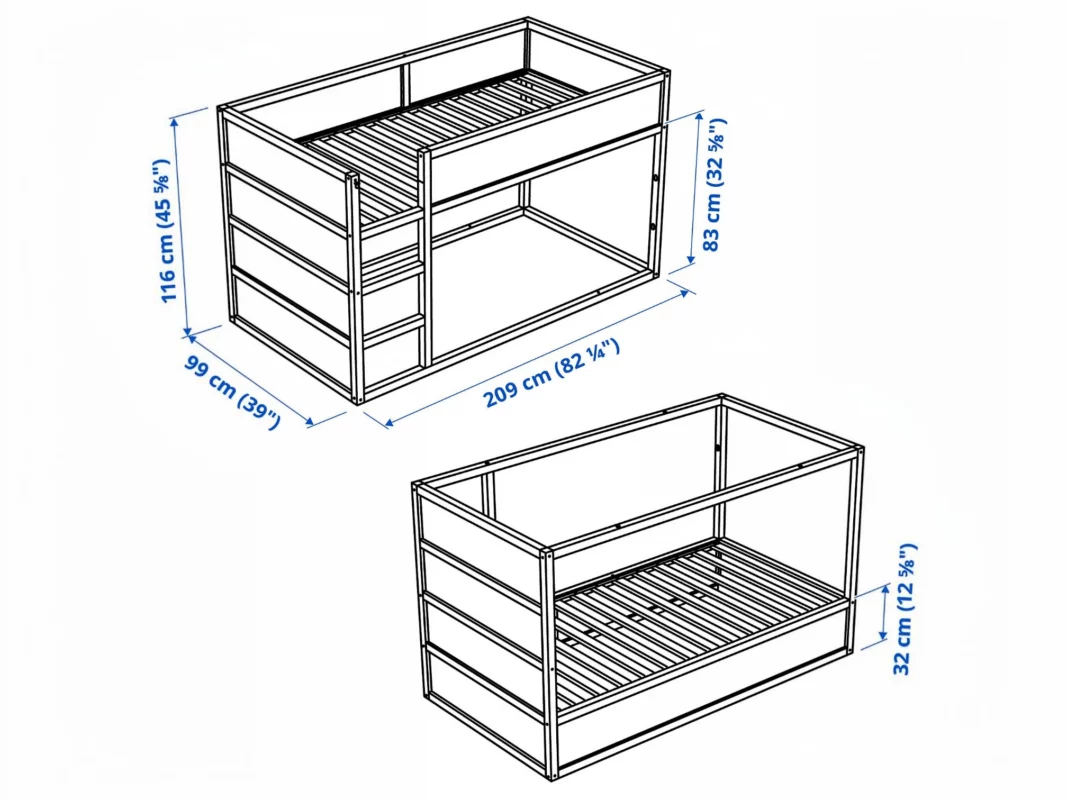 IKEA KURA – Age, Dimensions, Mattress and Weight Capacity